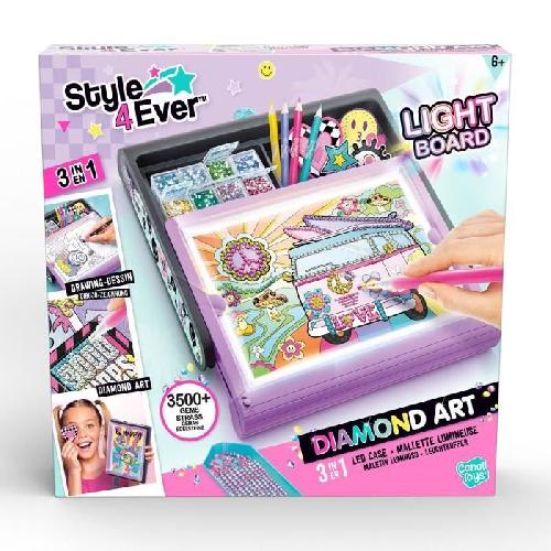 Jeu De Mosaique Canal Toys - Style For Ever - Diamant'Art Mallette Lumineuse - OFG 300