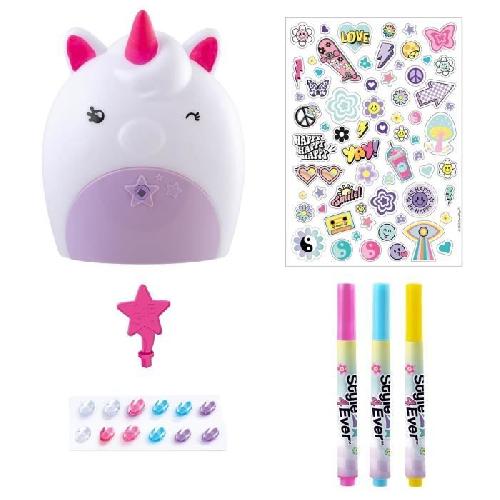 Jeu De Coloriage - Dessin - Pochoir Canal Toys - Style For Ever - Lampe Licorne Secrete - OFG 301