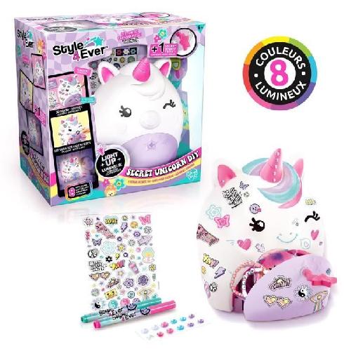 Jeu De Coloriage - Dessin - Pochoir Canal Toys - Style For Ever - Lampe Licorne Secrete - OFG 301