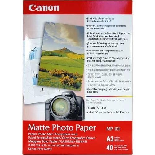 Papier Photo CANON Papier photo A3 MP-101 Mat 170gr 40 feuilles