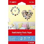 Papier Imprimante - Ramette - Rouleau CANON Papier Photo repositionnable 10x15cm RP-101 260gr 5 feuilles