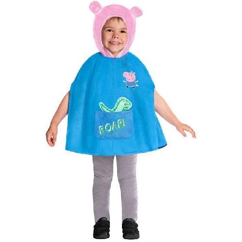 Deguisement - Panoplie De Deguisement Cape George Peppa Pig 2-3 ans - Costume Garcon