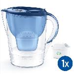 Carafe Filtrante Carafe filtrante BRITA - Marella Bleu XL - Capacite 3.5L dont 2.5L d'eau filtree - 1 Cartouche Maxtra Pro All-In-1 incluse
