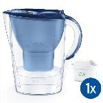 Carafe Filtrante Carafe filtrante BRITA - Marella Bleue - Capacite 2.4L dont 1.4L d'eau filtree - 1 Cartouche Maxtra Pro All-In-1 incluse