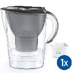 Carafe Filtrante Carafe filtrante BRITA - Marella Graphite - Capacite 2.4L dont 1.4L d'eau filtree - 1 Cartouche Maxtra Pro All-In-1 incluse