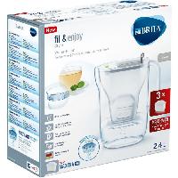 Carafe Filtrante Carafe filtrante - BRITA - Style grise - 3 cartouches MAXTRA+ incluses