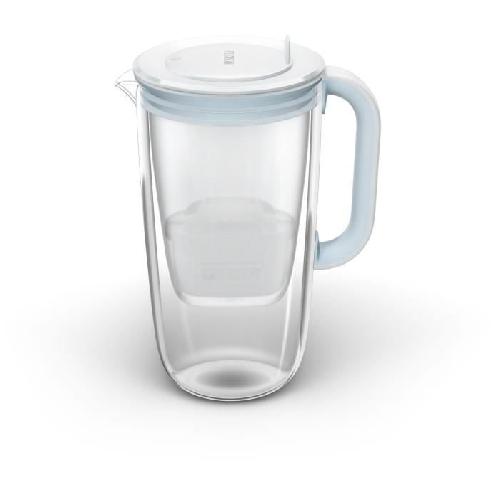 Carafe Filtrante Carafe filtrante en verre BRITA - Model One bleue - Capacite 2.5L dont 1.5L d'eau filtree - 1 Cartouche Maxtra Pro All-In-1 incluse