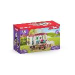 Figurine Miniature - Personnage Miniature Caravane rencontres secretes. coffret schleich avec 1 cheval schleich inclus. coffret figurines pour enfants de 5 ans - schleich