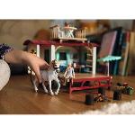 Figurine Miniature - Personnage Miniature Caravane rencontres secretes. coffret schleich avec 1 cheval schleich inclus. coffret figurines pour enfants de 5 ans - schleich