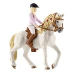 Figurine Miniature - Personnage Miniature Caravane rencontres secretes. coffret schleich avec 1 cheval schleich inclus. coffret figurines pour enfants de 5 ans - schleich