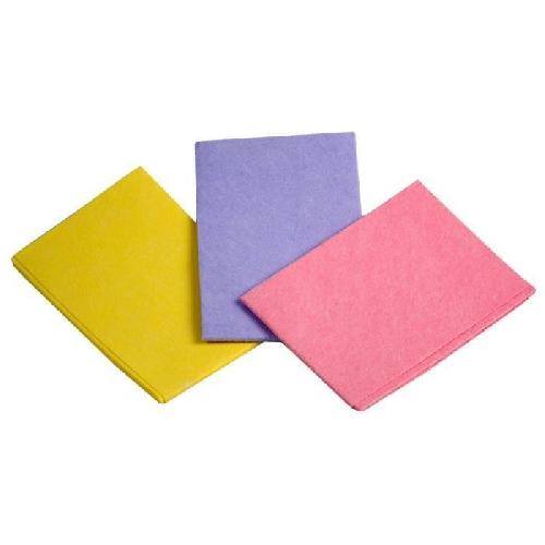 Eponge - Peau De Chamois - Microfibre - Chiffon Carlinea 3 Chiffons D'Essuyage 40x40