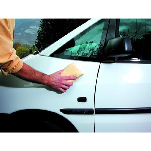 Eponge - Peau De Chamois - Microfibre - Chiffon Carlinea Grande Eponge Chamoisee D'Essuyage