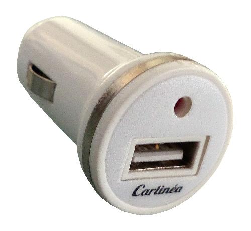 Chargeur - Adaptateur Alimentation Telephone CARLinea prise 12-24V USB