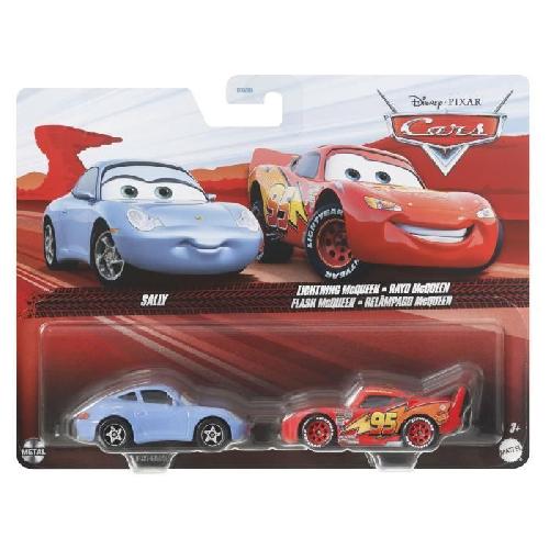 Vehicule Miniature Assemble - Engin Terrestre Miniature Assemble Cars Disney Pixar - Pack de 2 Véhicules (modele aléatoire) - Petite Voiture - 3 ans et + - Disney Pixar Cars - DXV99