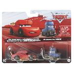 Vehicule Miniature Assemble - Engin Terrestre Miniature Assemble Cars Disney Pixar - Pack de 2 Véhicules (modele aléatoire) - Petite Voiture - 3 ans et + - Disney Pixar Cars - DXV99