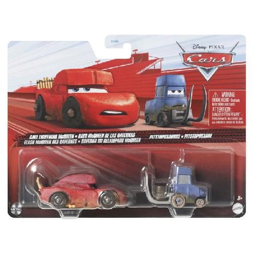 Vehicule Miniature Assemble - Engin Terrestre Miniature Assemble Cars Disney Pixar - Pack de 2 Véhicules (modele aléatoire) - Petite Voiture - 3 ans et + - Disney Pixar Cars - DXV99