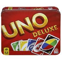 Carte De Jeu - Porte-carte De Jeu -cahier Range-carte De Jeu Mattel Games - Uno Deluxe - Jeu de Cartes Famille - 7 ans et + K0888