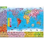 Jeu D'apprentissage Carte du monde - Puzzle - ORCHARD