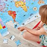 Jeu D'apprentissage Carte du monde - Puzzle - ORCHARD