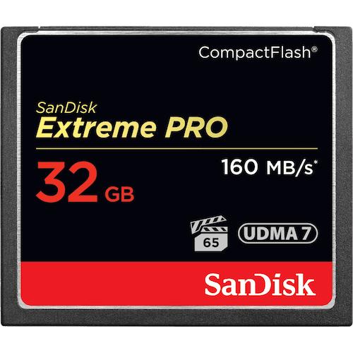 Carte Memoire - Memoire Flash Carte memoire Compact Flash Extreme Pro 32GB - SANDISK - 160Mbps