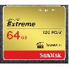 Carte Memoire - Memoire Flash Carte memoire Compact Flash Extreme Pro 64GB - SANDISK - 120Mbps