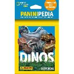 Jeu De Stickers Cartes a collectionner - PANINI - DINOS NATIONAL GEOGRAPHIC KIDS - PANINIPEDIA - Blister 7 pochettes