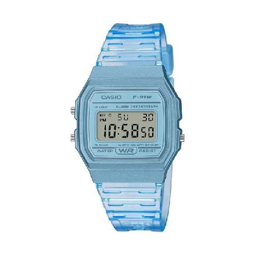 Montre Connectee Sport CASIO Collection Montre F-91WS-2EF chrono. alarme. calendrier auto