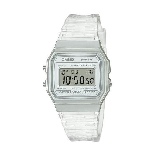 Montre Connectee Sport CASIO Collection Montre F-91WS-7EF chrono. alarme. calendrier auto