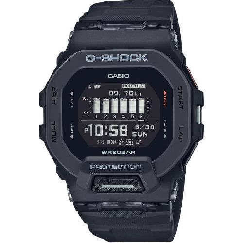 Montre Connectee Sport CASIO G-Shock GBD-200-1ER Montre - Résistante aux chocs - Multifonctions - Noir