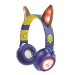 Casque Audio Enfant Casque audio Bluetooth 2-en-1 - LEXIBOOK - La Pat'Patrouille - Effets lumineux - Design mignon - Portée 10m