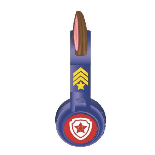 Casque Audio Enfant Casque audio Bluetooth 2-en-1 - LEXIBOOK - La Pat'Patrouille - Effets lumineux - Design mignon - Portée 10m