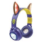 Casque Audio Enfant Casque audio Bluetooth 2-en-1 - LEXIBOOK - La Pat'Patrouille - Effets lumineux - Design mignon - Portée 10m