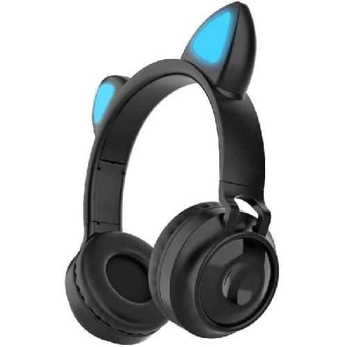 Casque - Ecouteur - Oreillette CASQUE AUDIO BLUETOOTH ARCEAU LUMINEUX - INOVALLEY - CAQ42-BTH-N