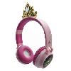 Casque Audio Enfant Casque pour enfant - LEXIBOOK - Disney Princesses - Bluetooth 5.0 - Couronne lumineuse - Design mignon