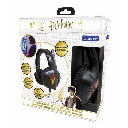 Casque Audio Enfant Casque audio - LEXIBOOK - Harry Potter - Compatibilité multiplateforme - Effet de lumiere LED