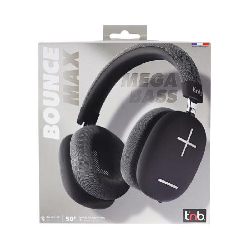 Casque - Ecouteur Filaire - Kit Pieton Telephone Casque Bluetooth BOUNCE MAX - noir TNB