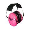Casque - Casque Anti-bruit - Bouchon Casque - Peltor - H510AKP anti-bruit pour enfant - Rose - SNR 27Db