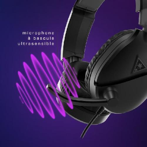 Casque  - Microphone Casque de gaming multi-plateforme - TURTLE BEACH - Recon 70P - Noir