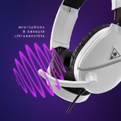 Casque  - Microphone Casque de gaming multi-plateforme - TURTLE BEACH - Recon 70X - Blanc