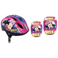 Casque De Glisse - Trottinette - Skate - Patin A Roulette DISNEY MINNIE Combo casque + genouilleres + coudieres