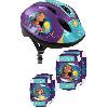 Casque De Glisse - Trottinette - Skate - Patin A Roulette Set avec Casque et protections avec coudieres et genouilleres - DISNEY - WISH