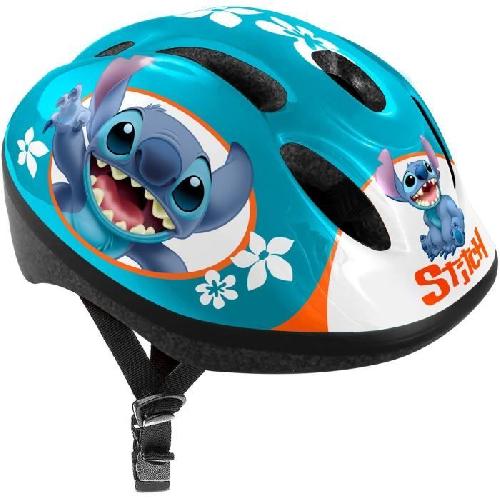 Casque De Glisse - Trottinette - Skate - Patin A Roulette Casque de sport - DISNEY - STITCH - Taille S - Tour de tete réglable 53/56cm - Aérations et mousses internes pour plus de confort