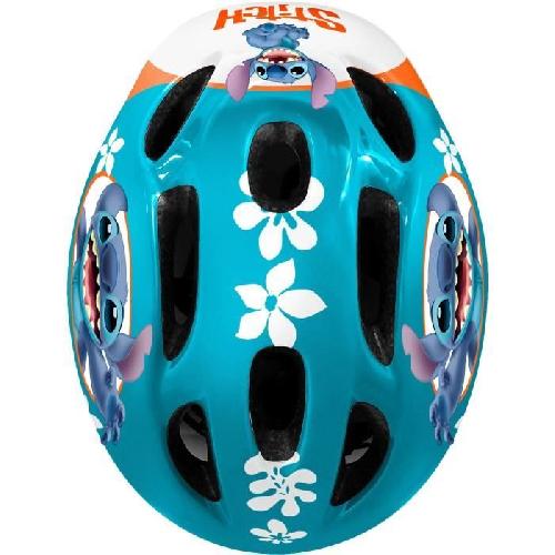 Casque De Glisse - Trottinette - Skate - Patin A Roulette Casque de sport - DISNEY - STITCH - Taille S - Tour de tete réglable 53/56cm - Aérations et mousses internes pour plus de confort