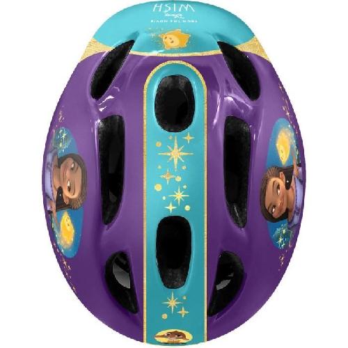 Casque De Glisse - Trottinette - Skate - Patin A Roulette Casque de sport - DISNEY - WISH - Taille S - Tour de tete réglable 53/56cm - Aérations et mousses internes pour plus de confort