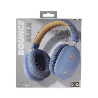 Casque - Ecouteur Filaire - Kit Pieton Telephone Casque Bluetooth BOUNCE MAX - bleu et orange TNB