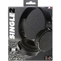 Casque - Ecouteur Filaire - Oreillette Bluetooth - Kit Pieton Telephone Casque Audio Bluetooth Noir Single 2 Tnb x3