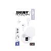 Casque - Ecouteur Filaire - Oreillette Bluetooth - Kit Pieton Telephone Ecouteurs Bluetooth TWS avec boitier de charge SHINY 2 blanc x4