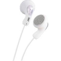 Casque - Ecouteur Filaire - Oreillette Bluetooth - Kit Pieton Telephone Ecouteurs HA-F14 blanc