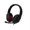 Casque - Ecouteur - Oreillette Casque Gamer avec Ecouteurs microphone 2.2m rouge et noir