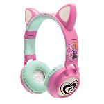 Casque Audio Enfant Casque enfant - LEXIBOOK - Barbie - Bluetooth 5.0 - Effets lumineux - Microphone intégré